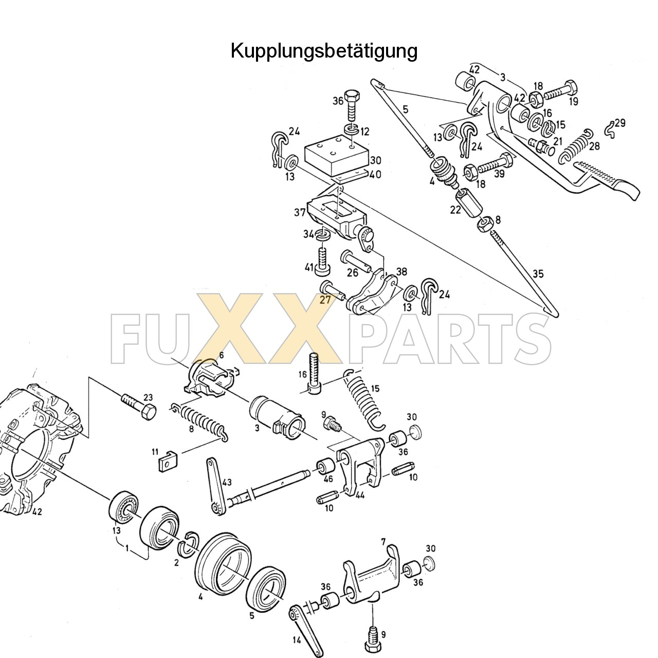 DX 80-78XX Kupplungsbetätigung