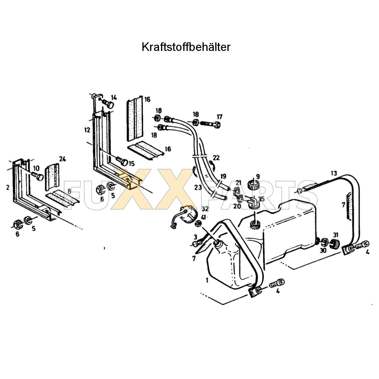 DX 3.70SC Kraftstoffbehälter