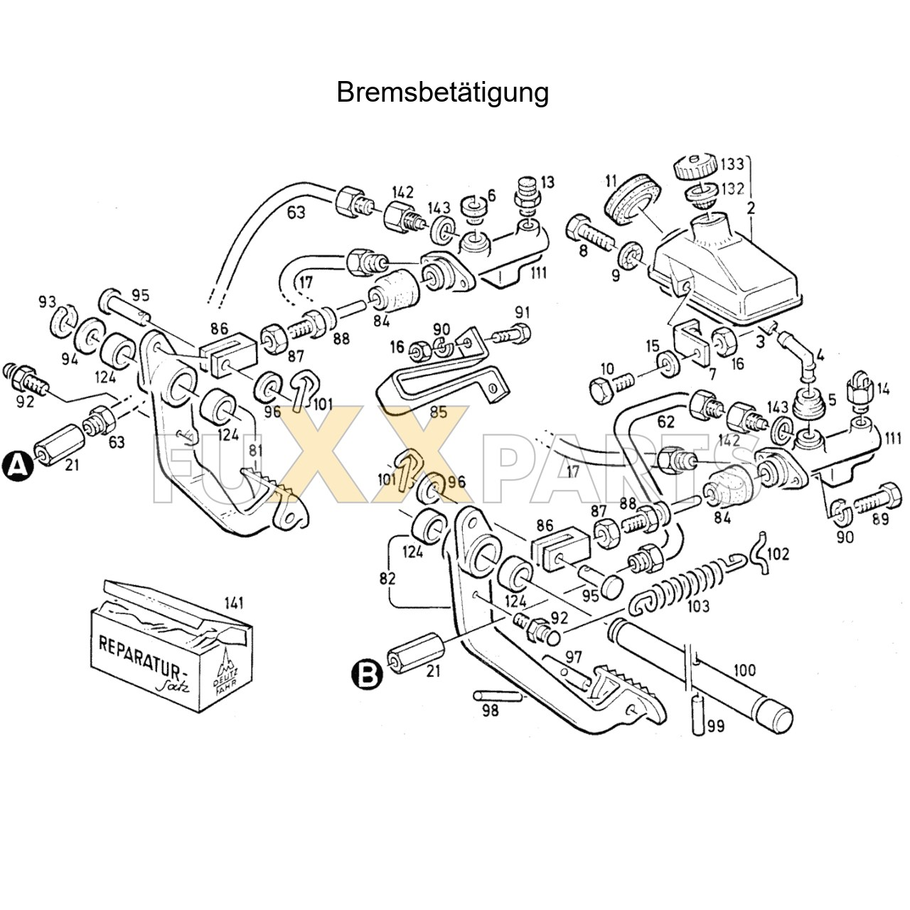 DX 86-78XX Bremsbetätigung 1