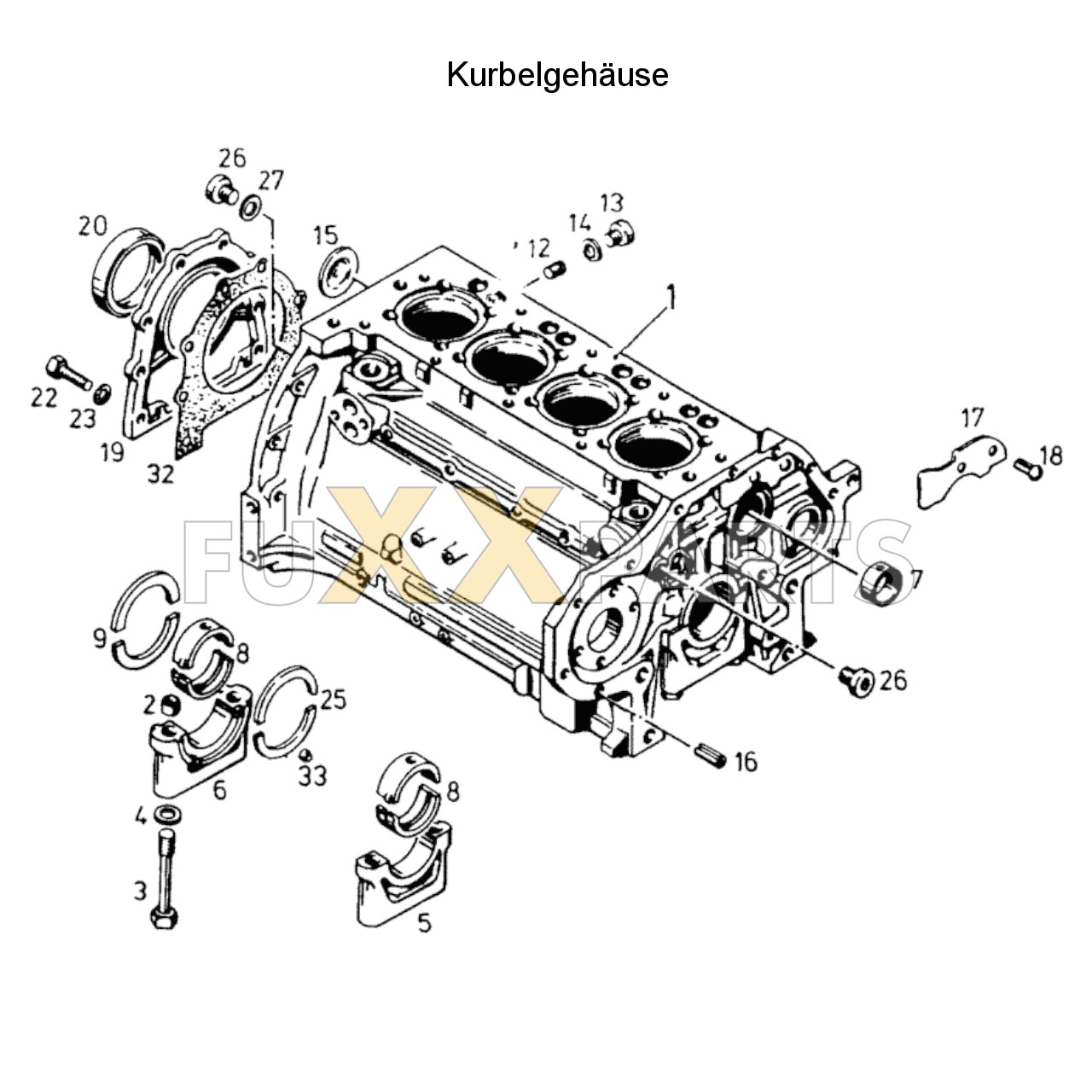 DX 3.70SC Kurbelgehäuse