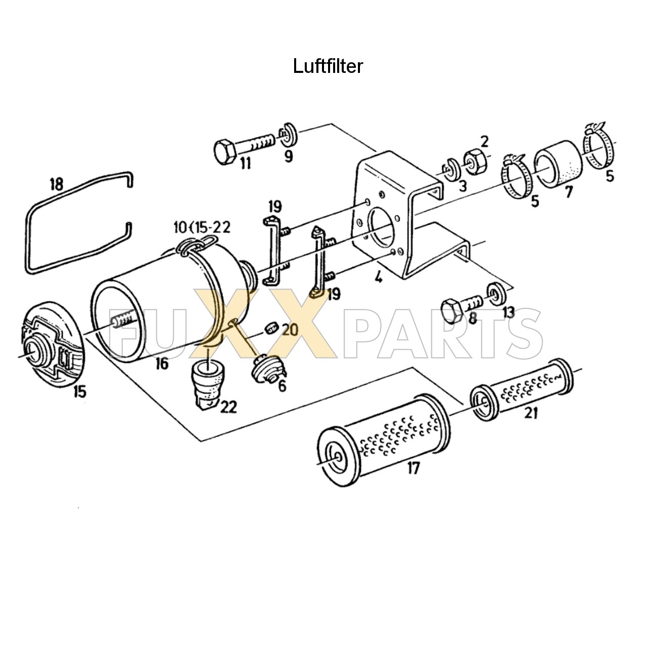 DX 3.90SC Luftfilter