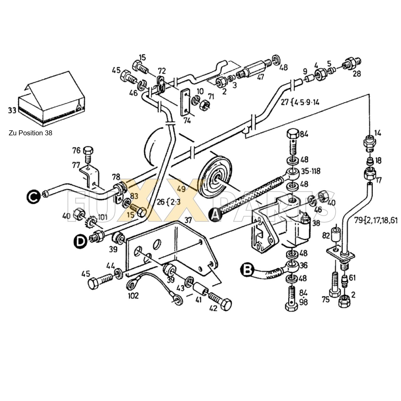 DX 3.50SC Hydrauliksystem Standard 2