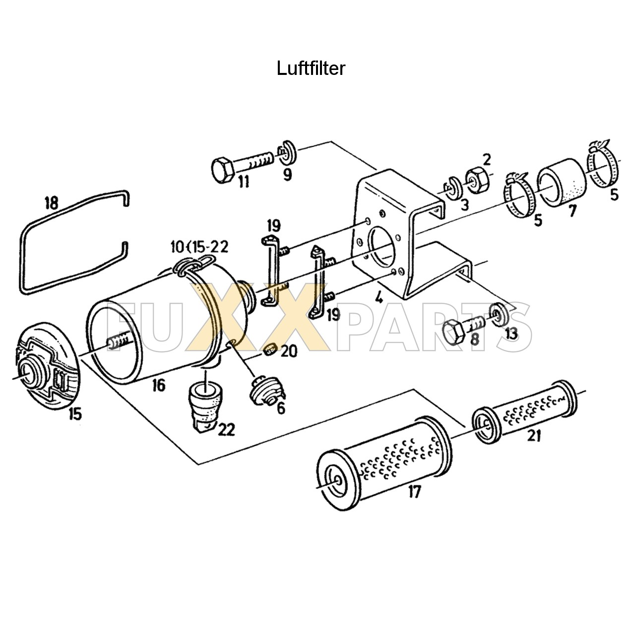 DX 3.90VC Luftfilter