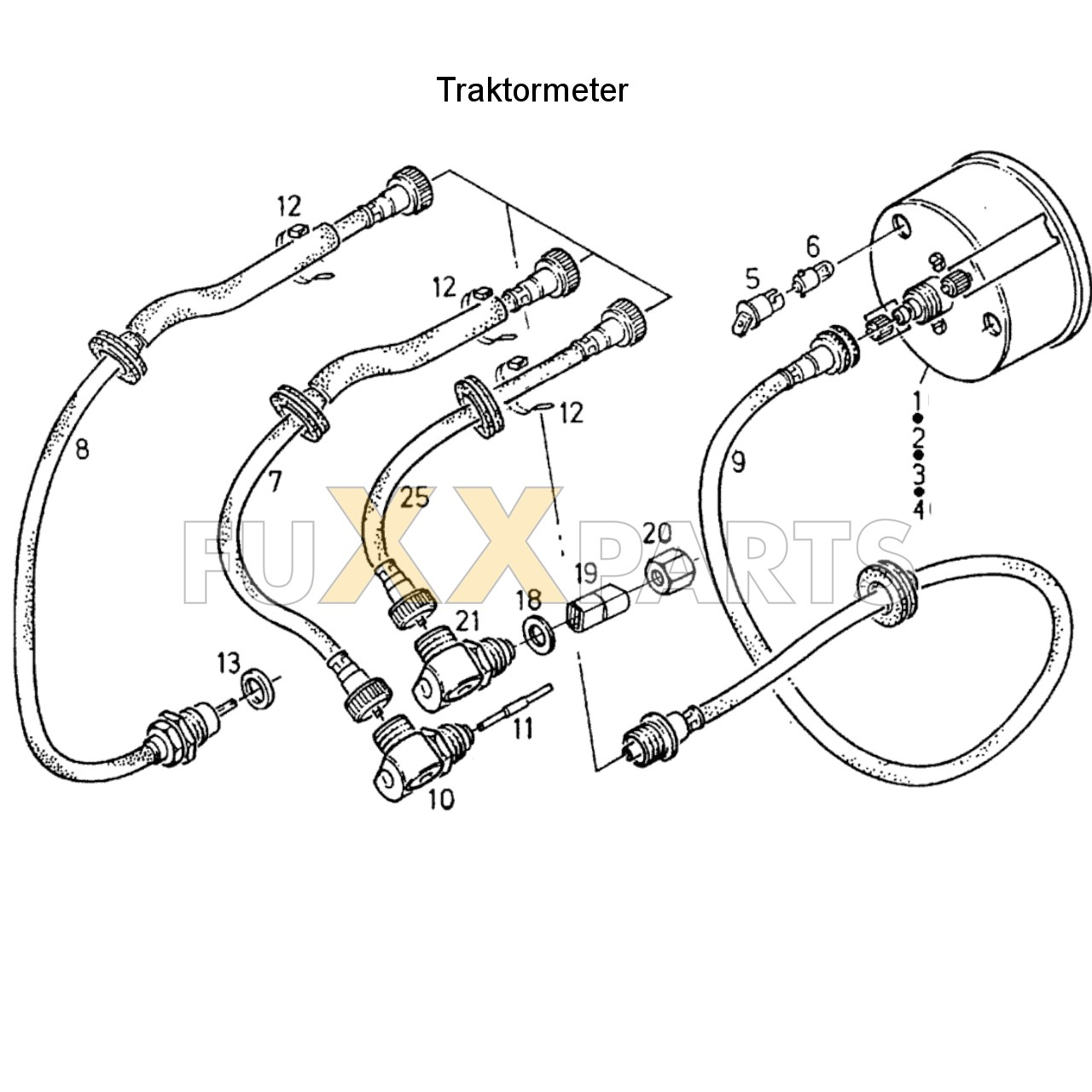 DX 3.50VC Traktormeter