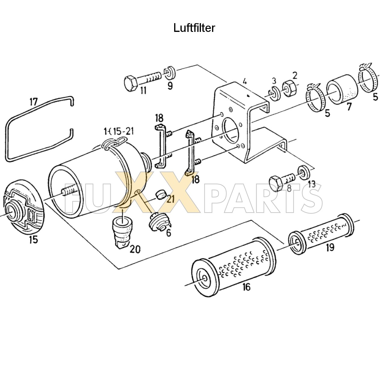 DX 3.70VC Luftfilter