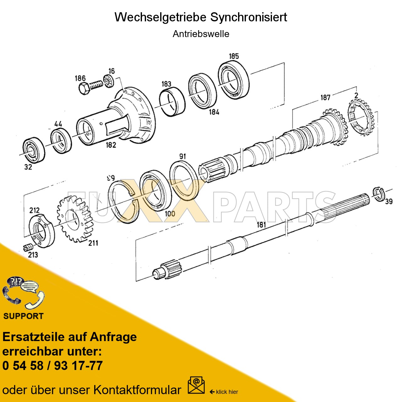 DX 120-76XX Wechselgetriebe Synchronisiert 1