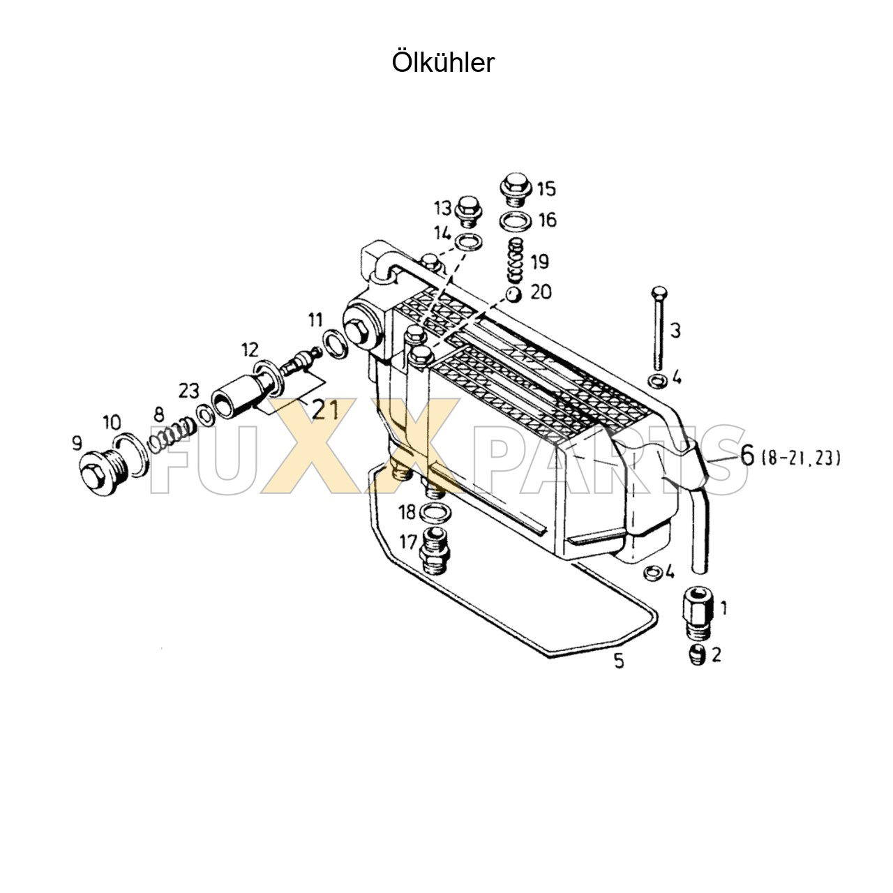 DX 80-78XX Ölkühler