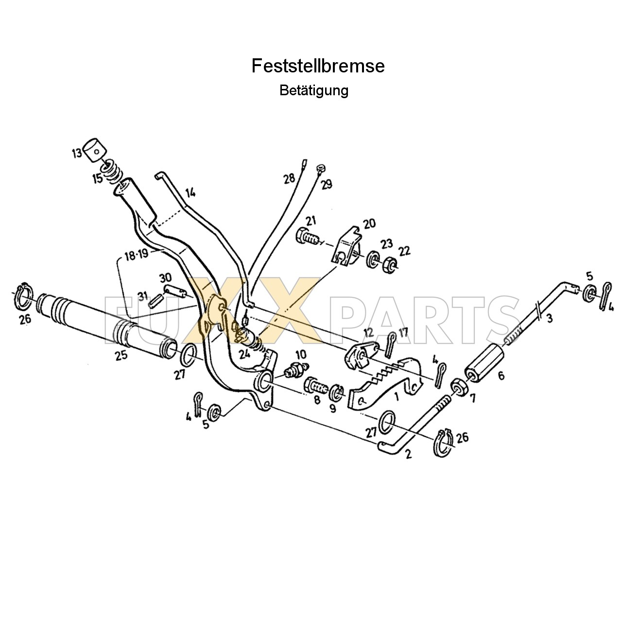 DX 3.50VC Feststellbremse 1