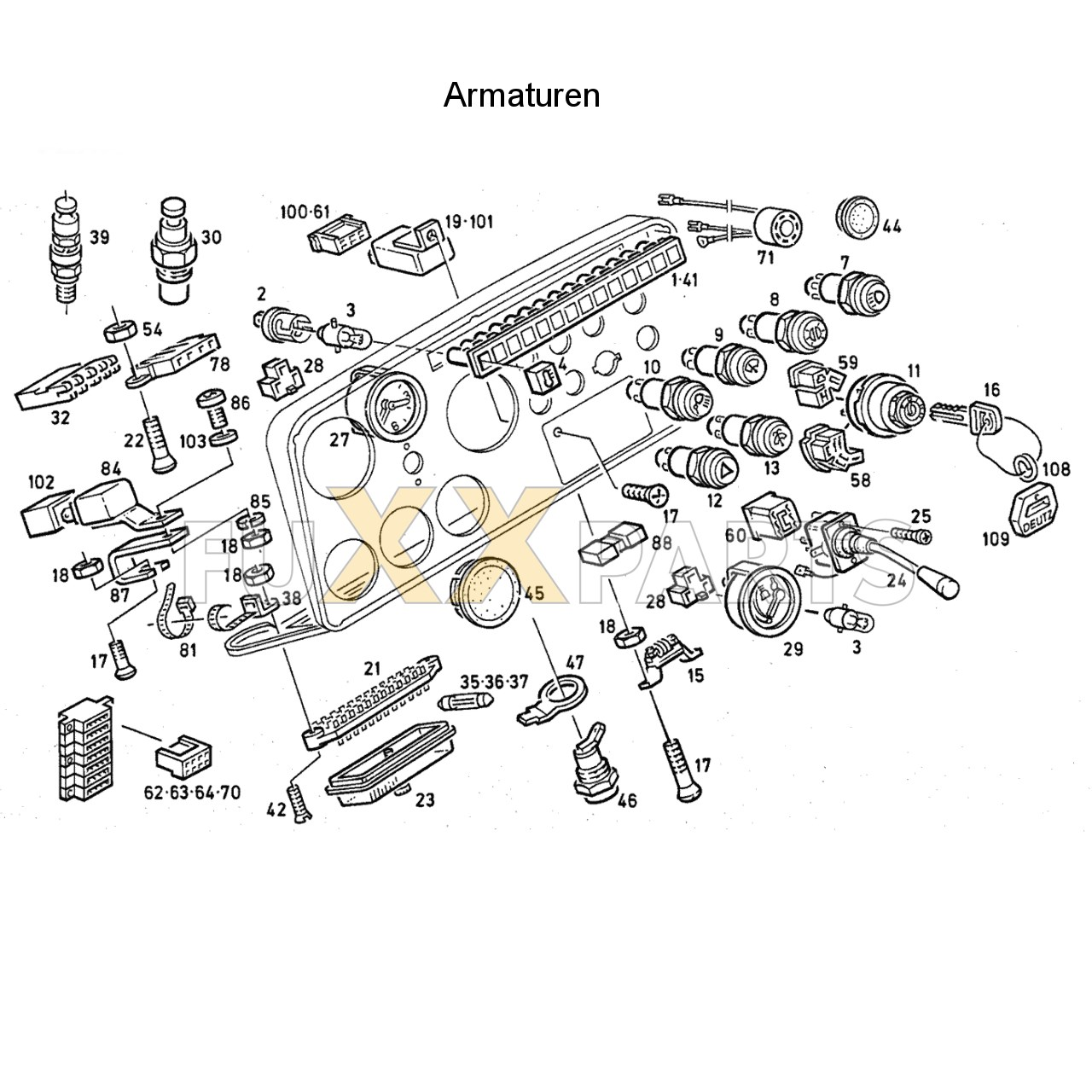 DX 90-76XX Armaturen