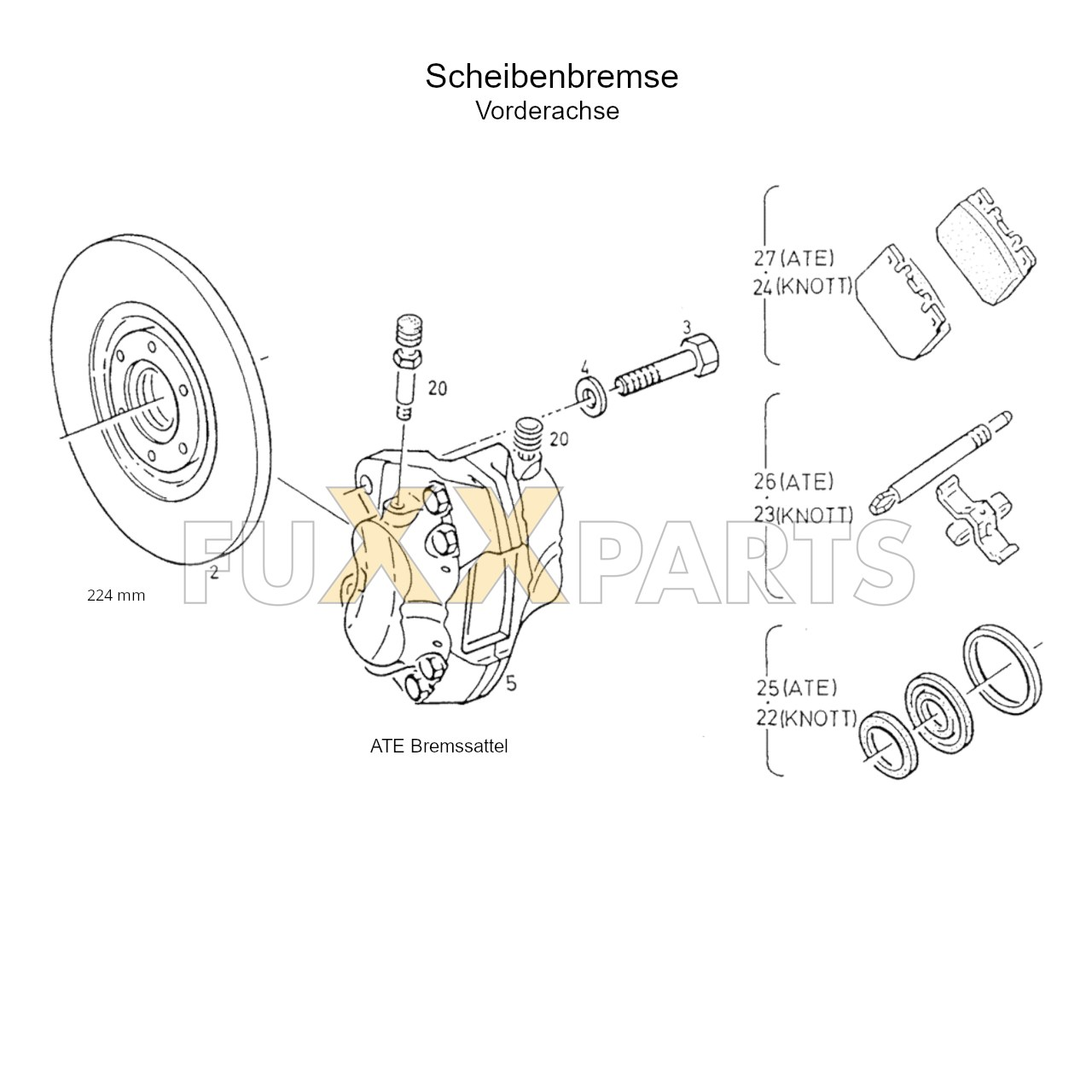 DX 3.60VC Scheibenbremse Allrad