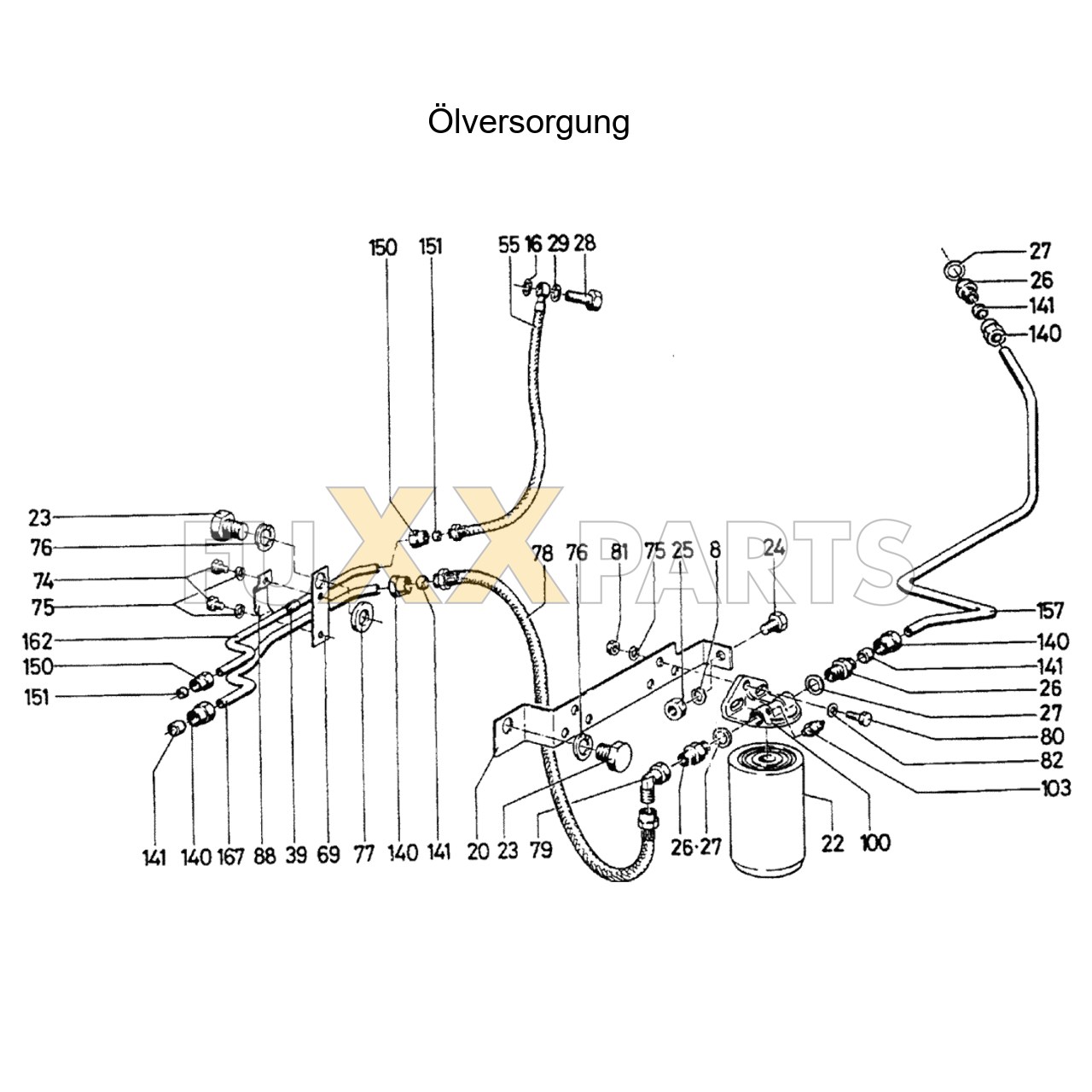 DX 85-76XX Ölversorgung