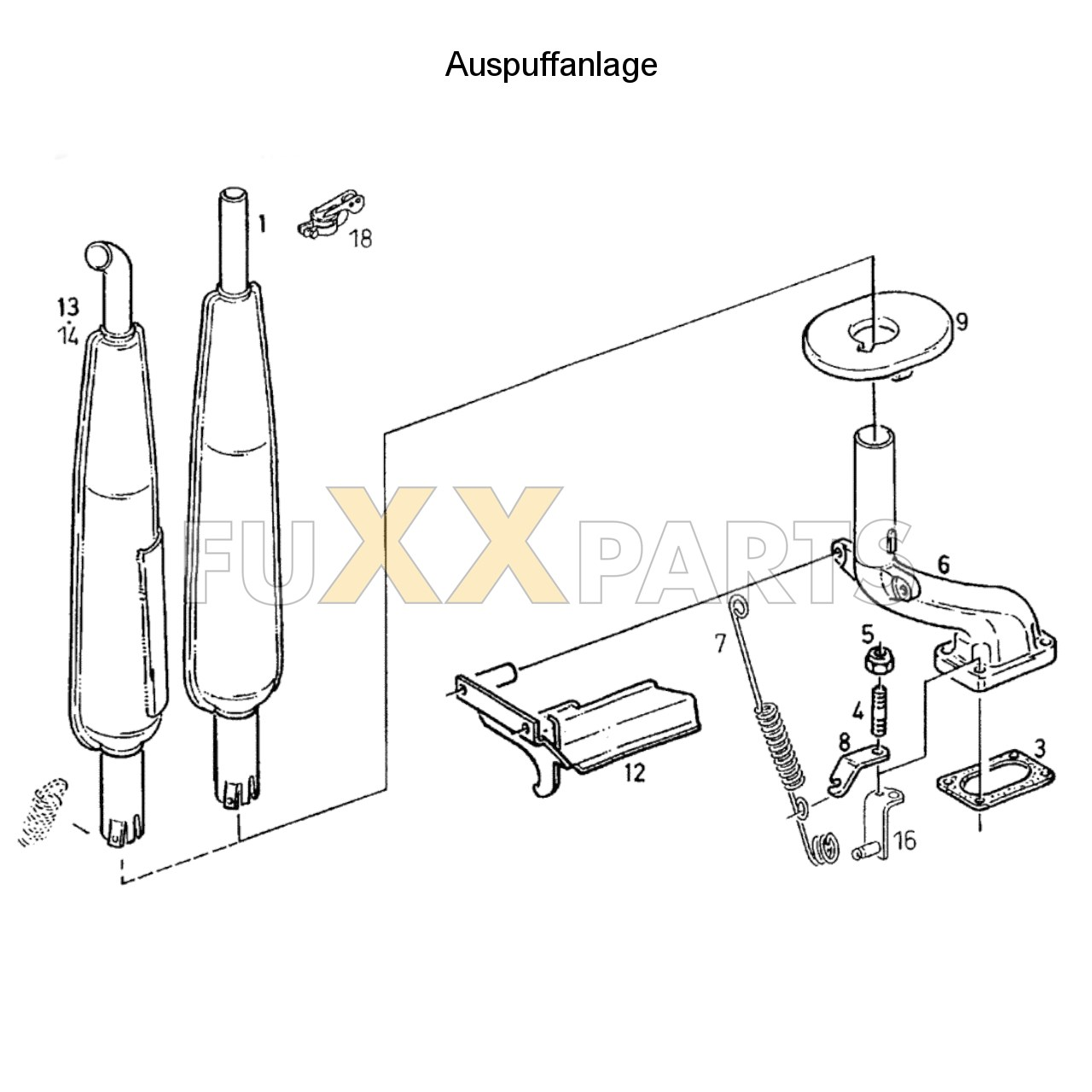 DX 3.90VC Auspuffanlage