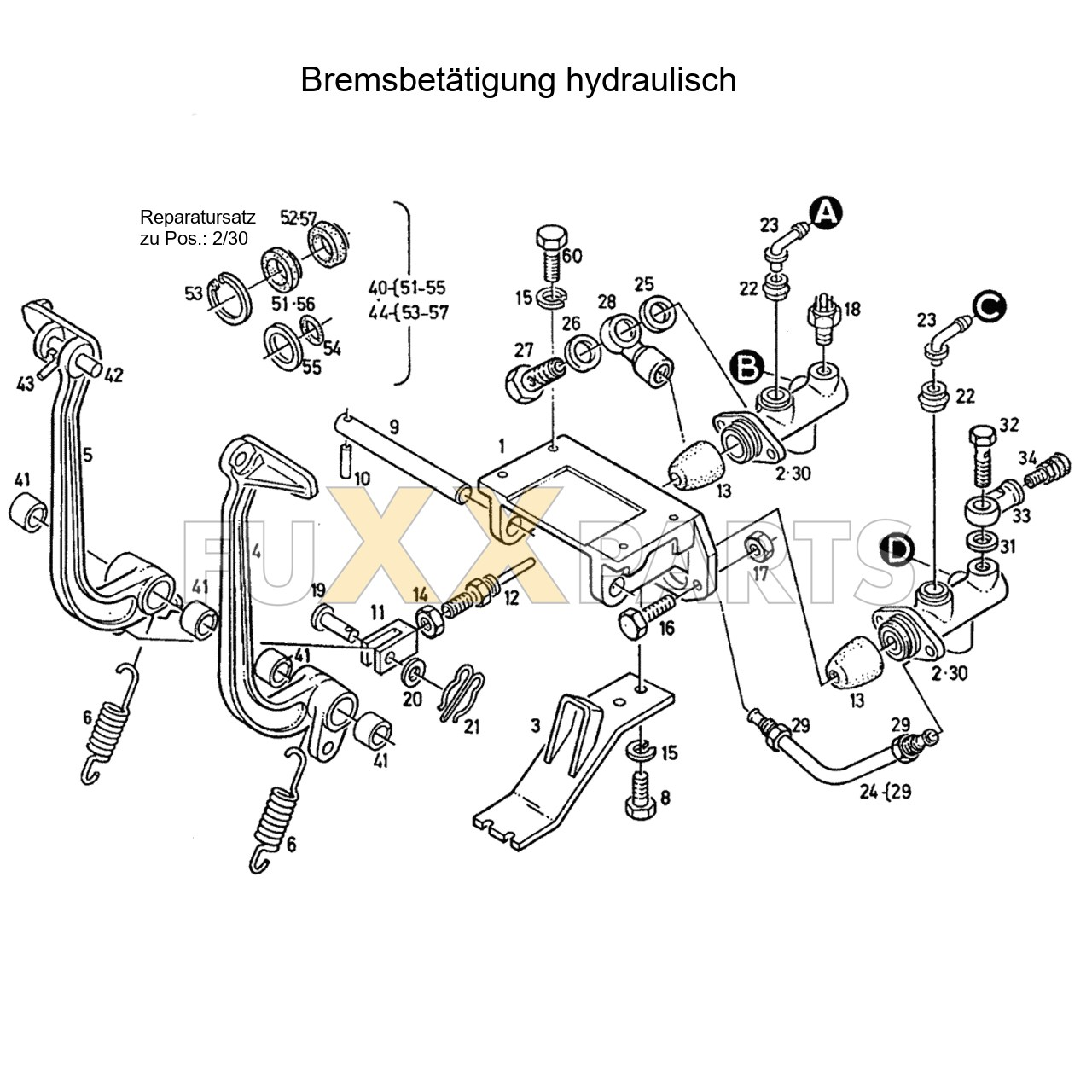 DX 3.60VC Bremsbetätigung hydr. 1