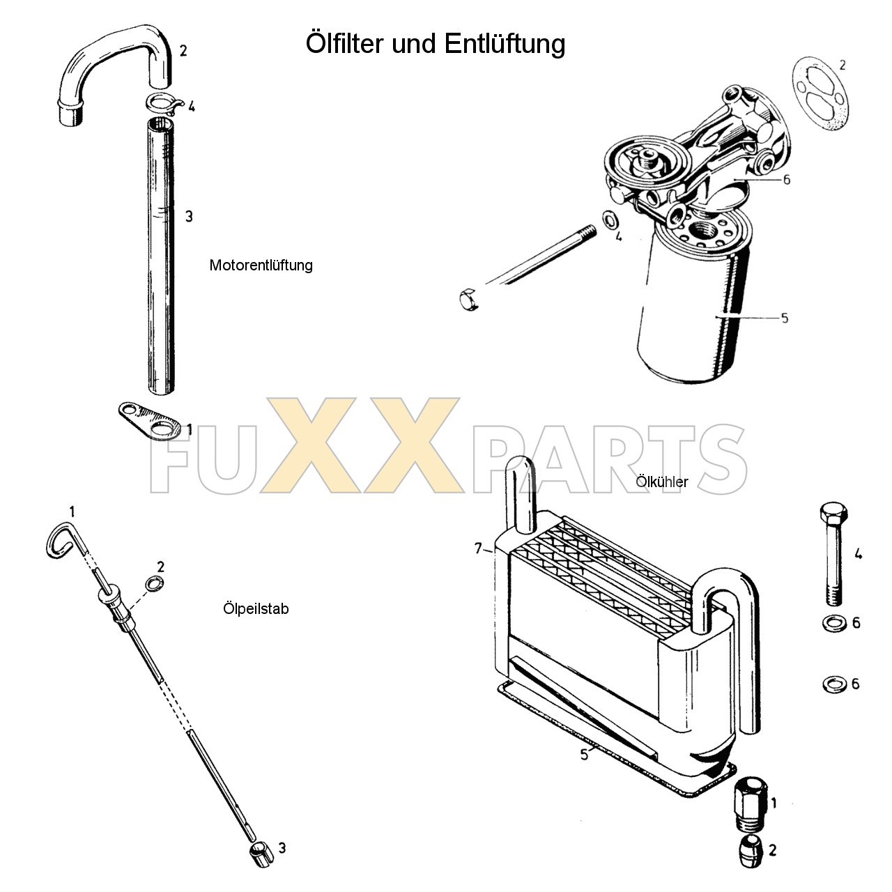 DX 3.50VC Ölfilter und Entlüftung