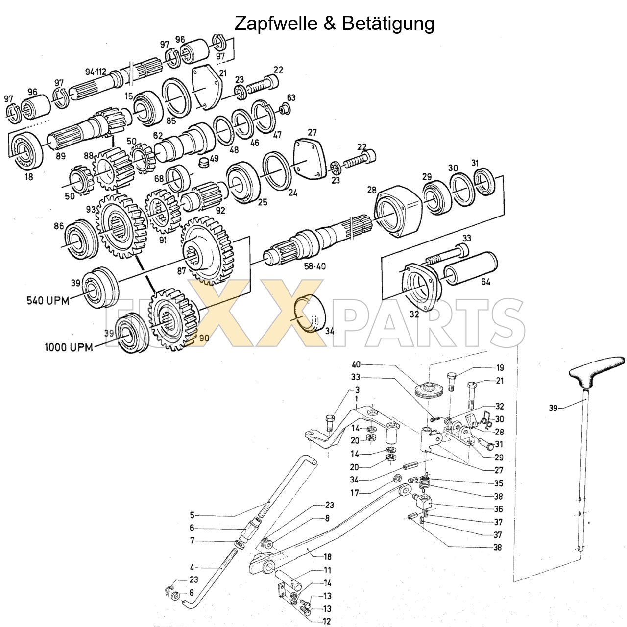 DX 85-76XX Zapfwelle