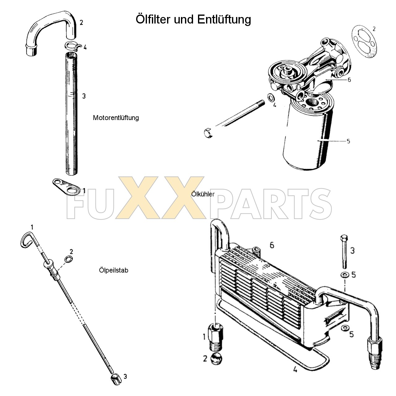 DX 3.70SC Ölfilter und Entlüftung