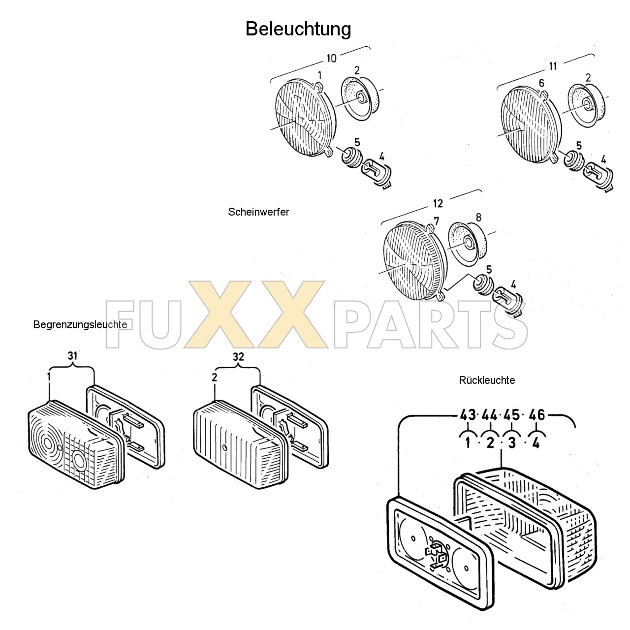 DX 85-76XX Beleuchtung