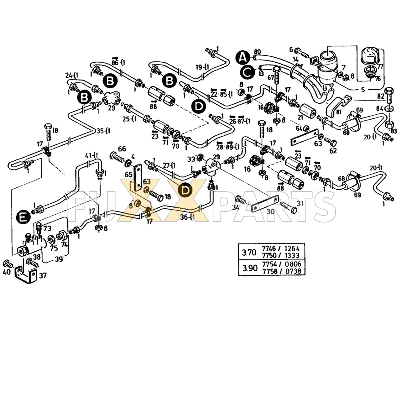 DX 3.90VC Bremsbetätigung hydr. 2