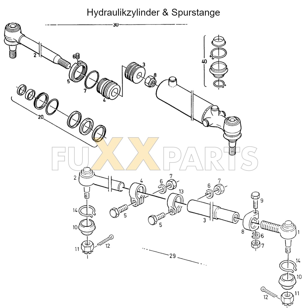 DX 3.90SC Spurstange