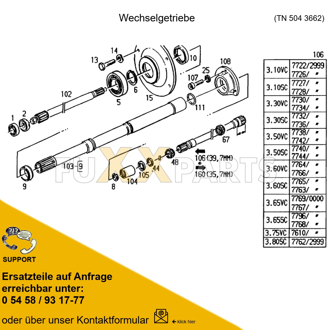 DX 3.10SC Wechselgetriebe 1