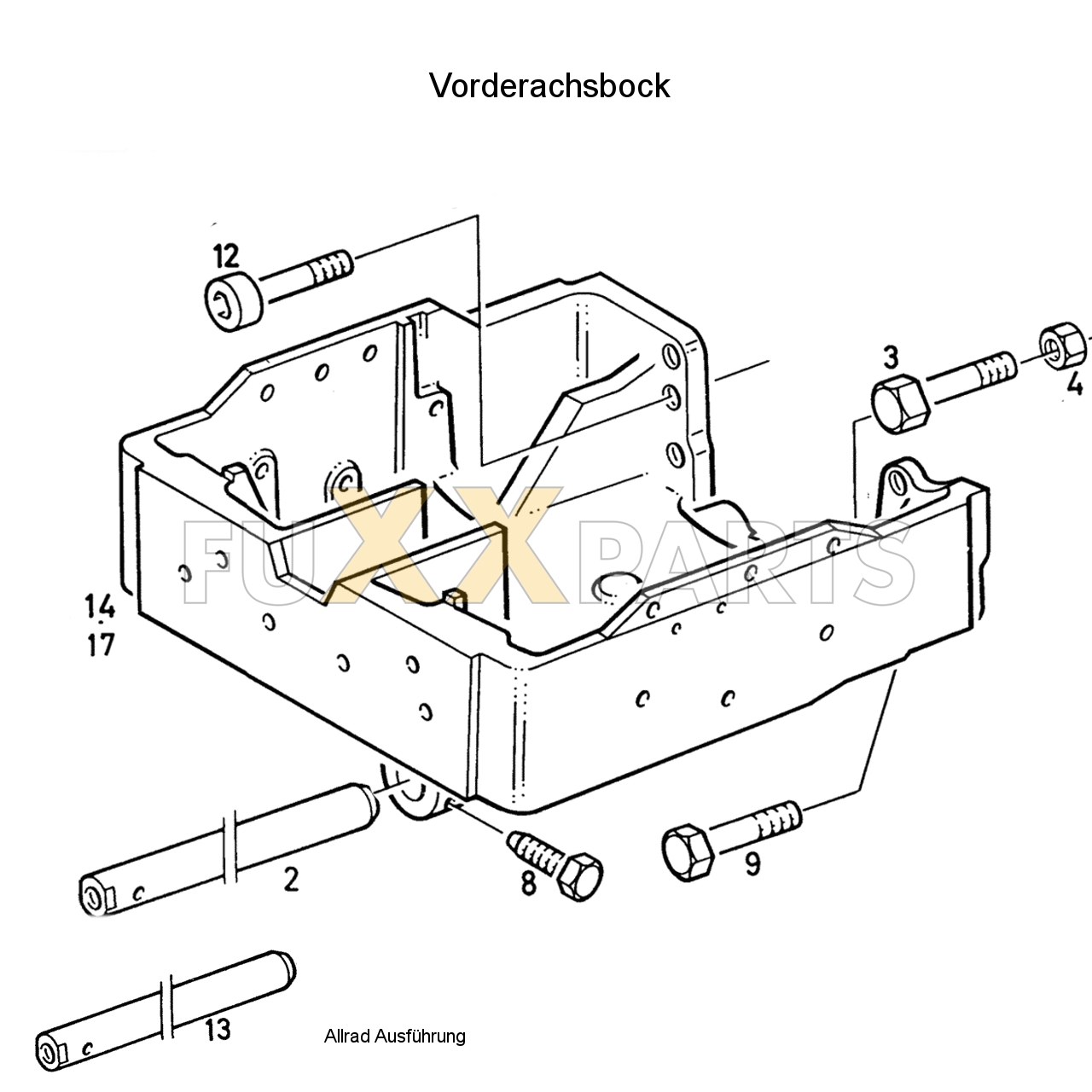 D 6807 C Vorderachsbock