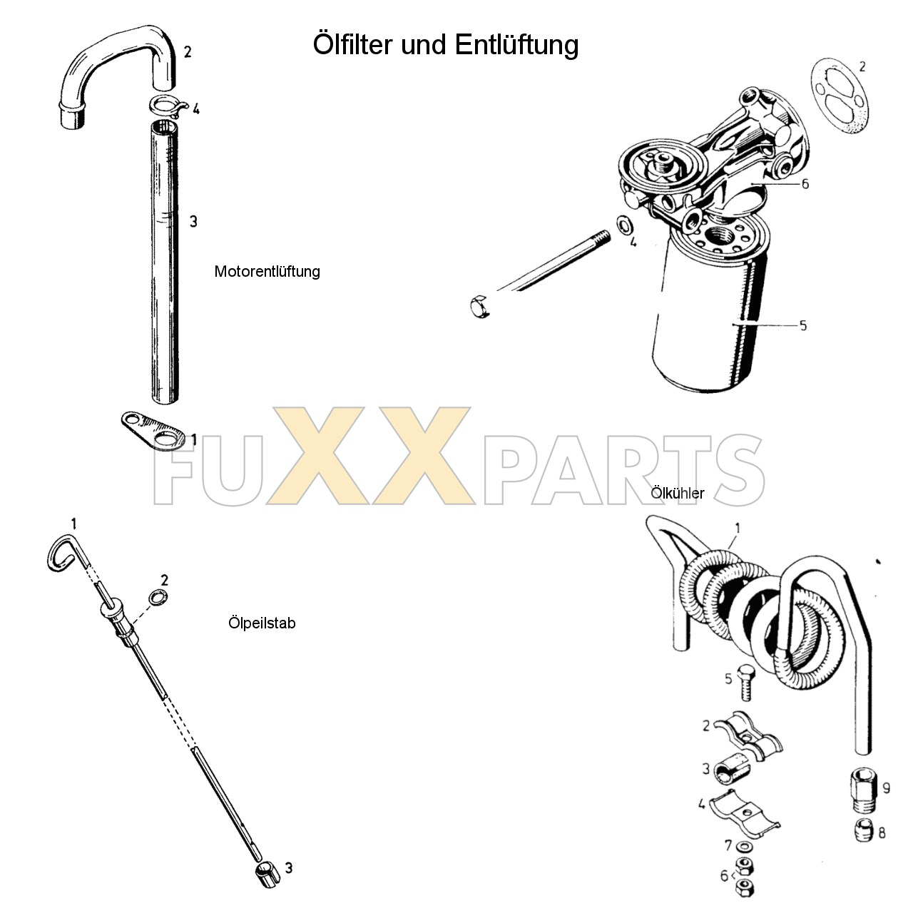 DX 3.30VC Ölfilter und Entlüftung