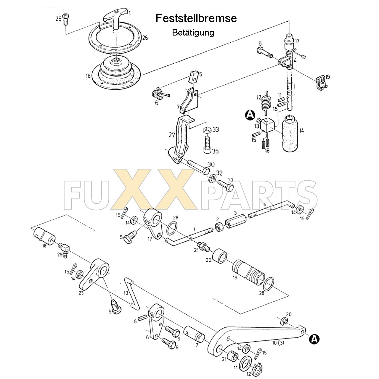 DX 3.50SC Feststellbremse 1