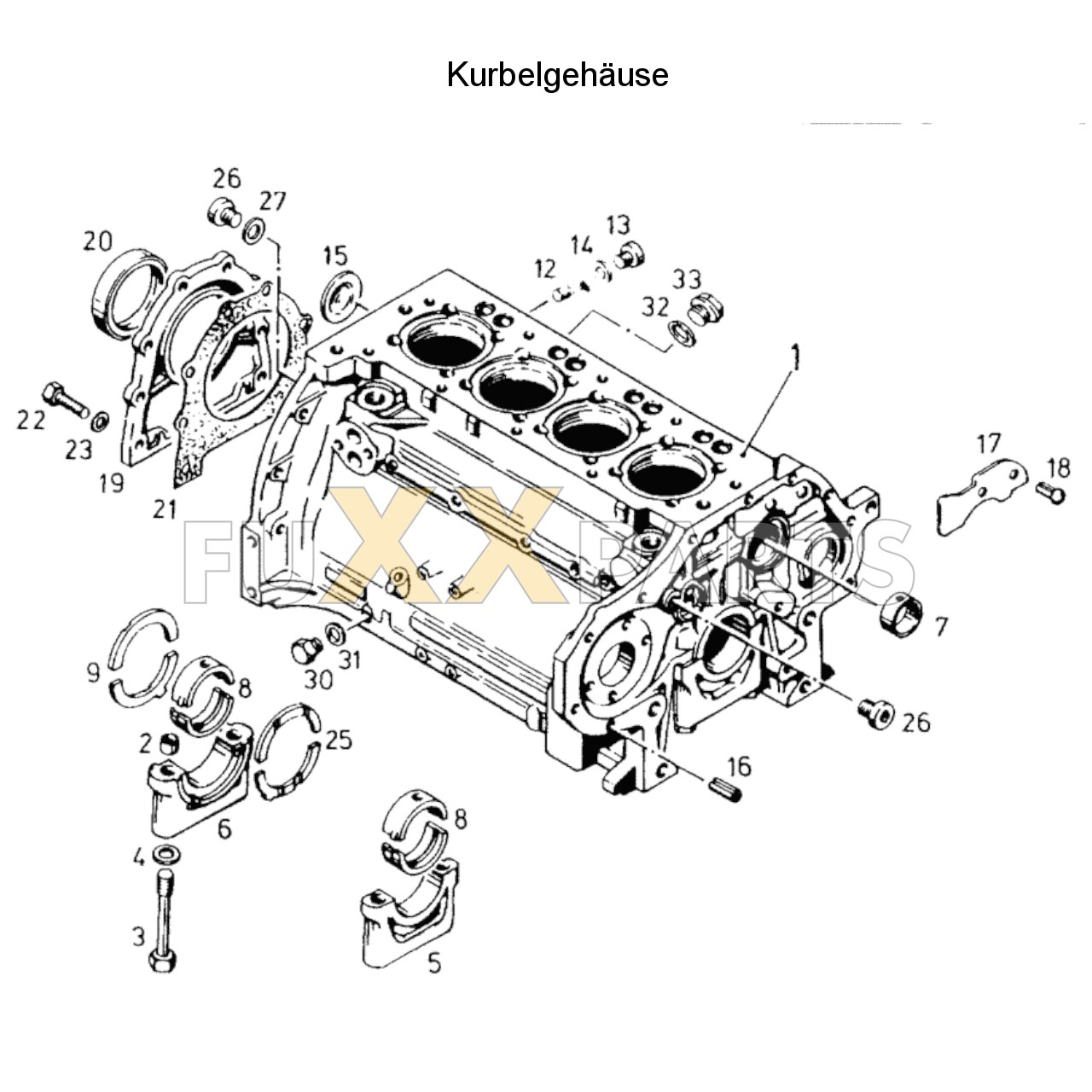 DX 3.90SC Kurbelgehäuse