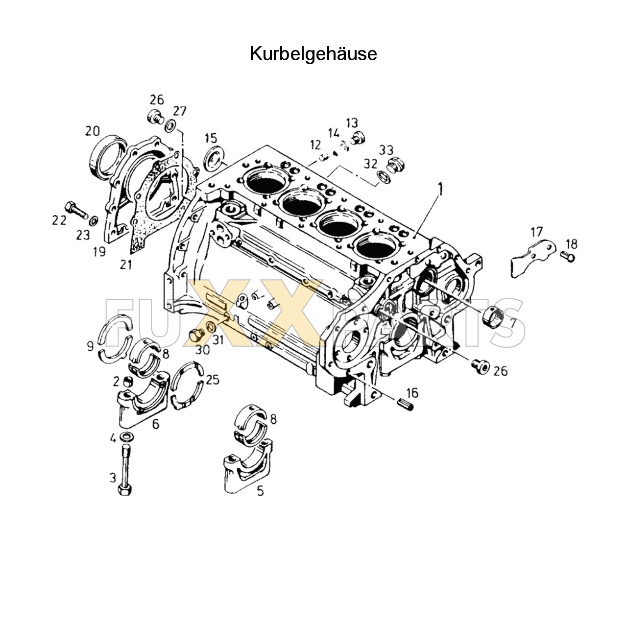 DX 80-78XX Kurbelgehäuse