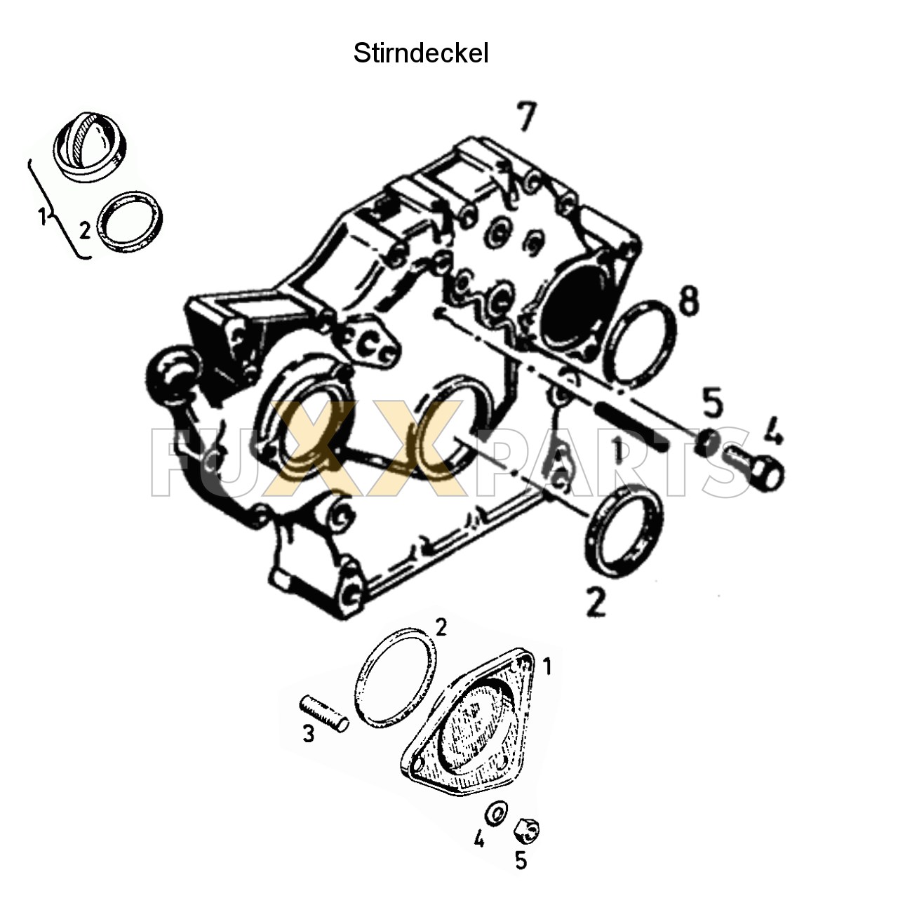 DX 85-76XX Stirndeckel