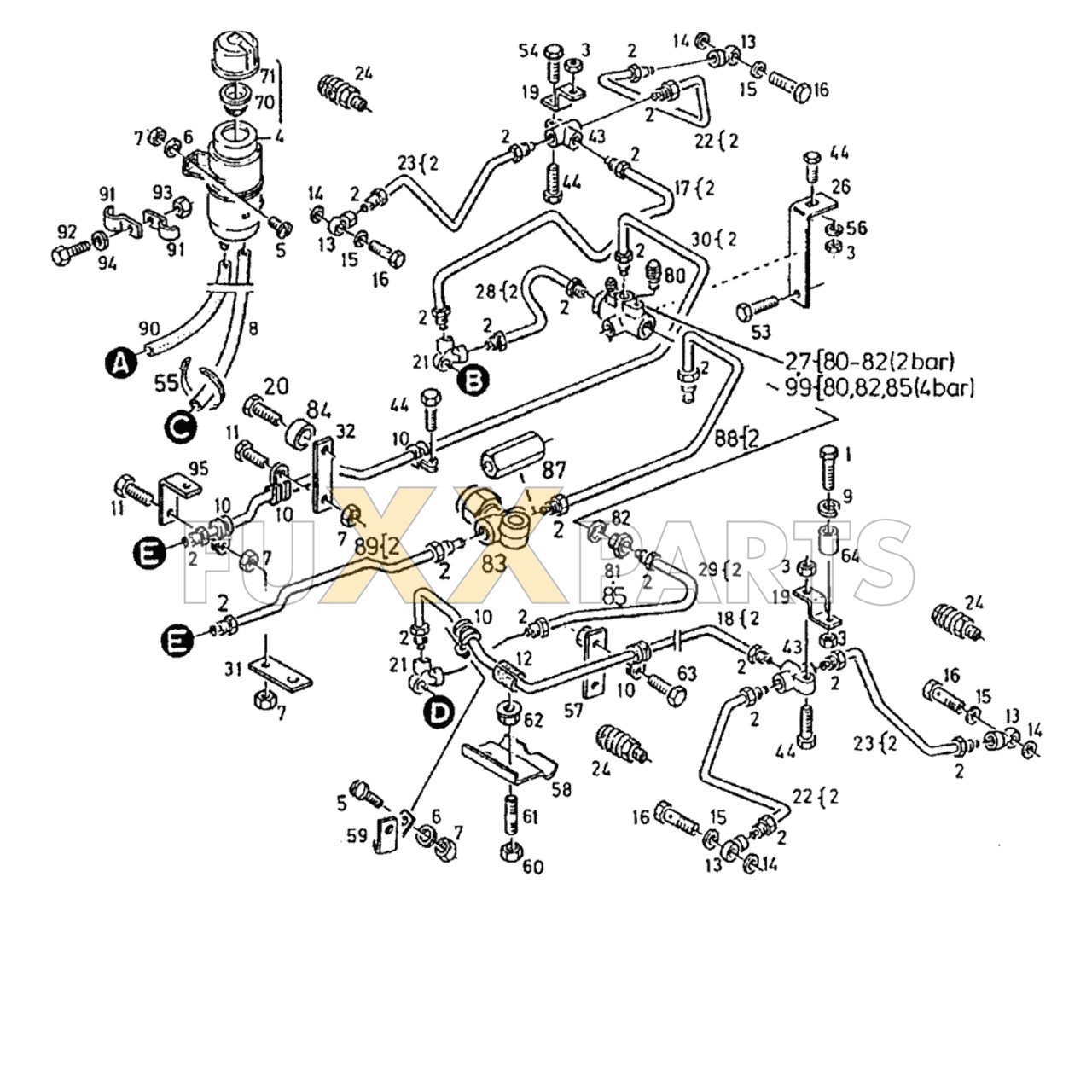 DX 3.30VC Bremsbetätigung hydr. 2