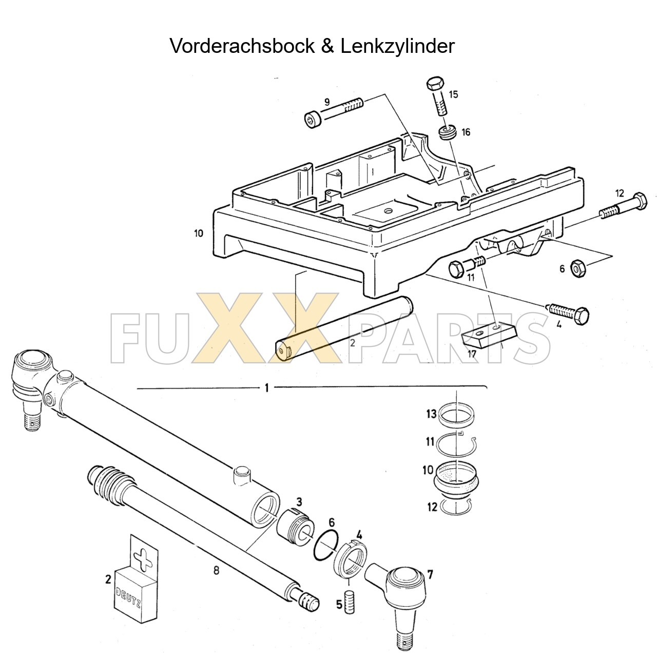 DX 90-78XX Vorderachsbock