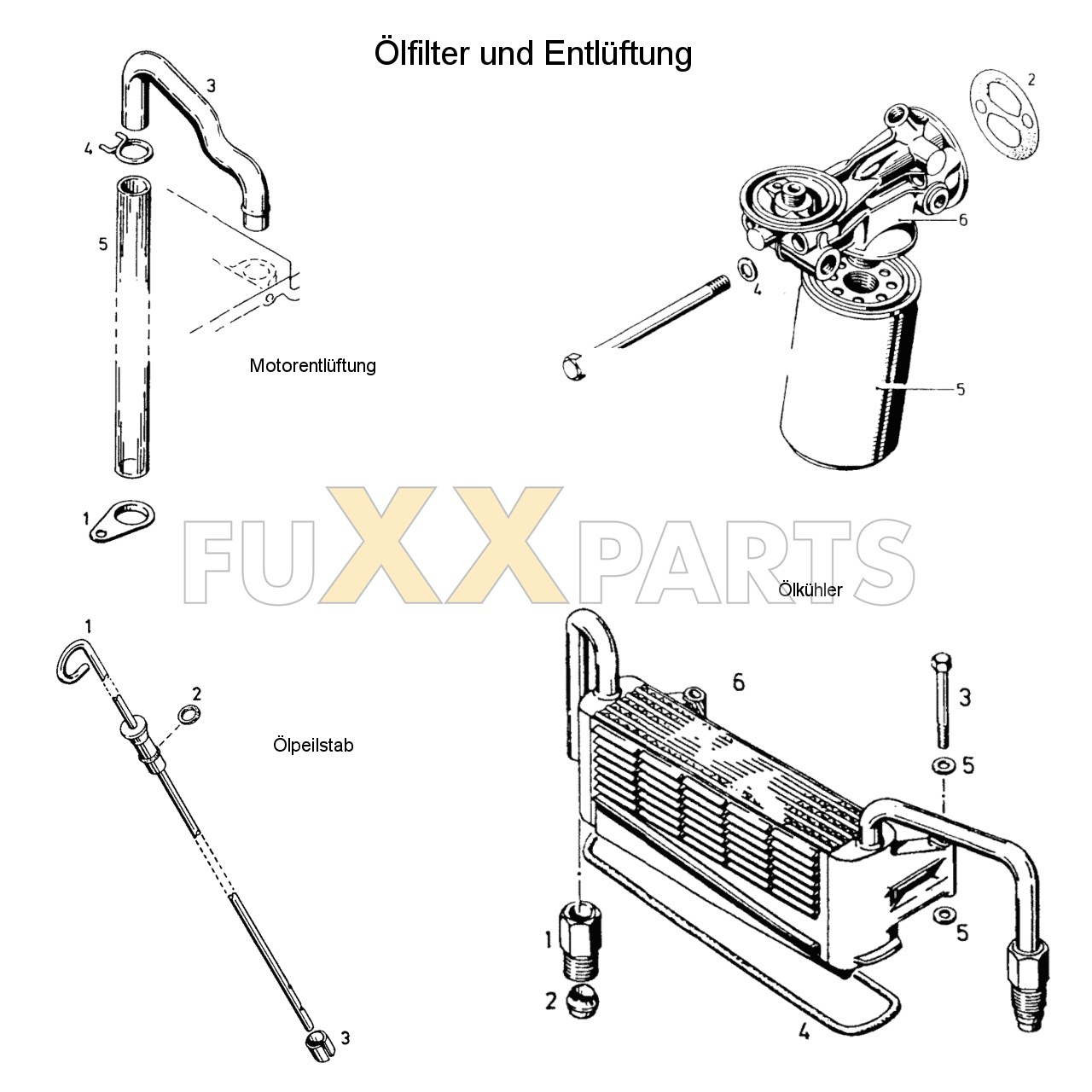 DX 3.70VC Ölfilter und Entlüftung