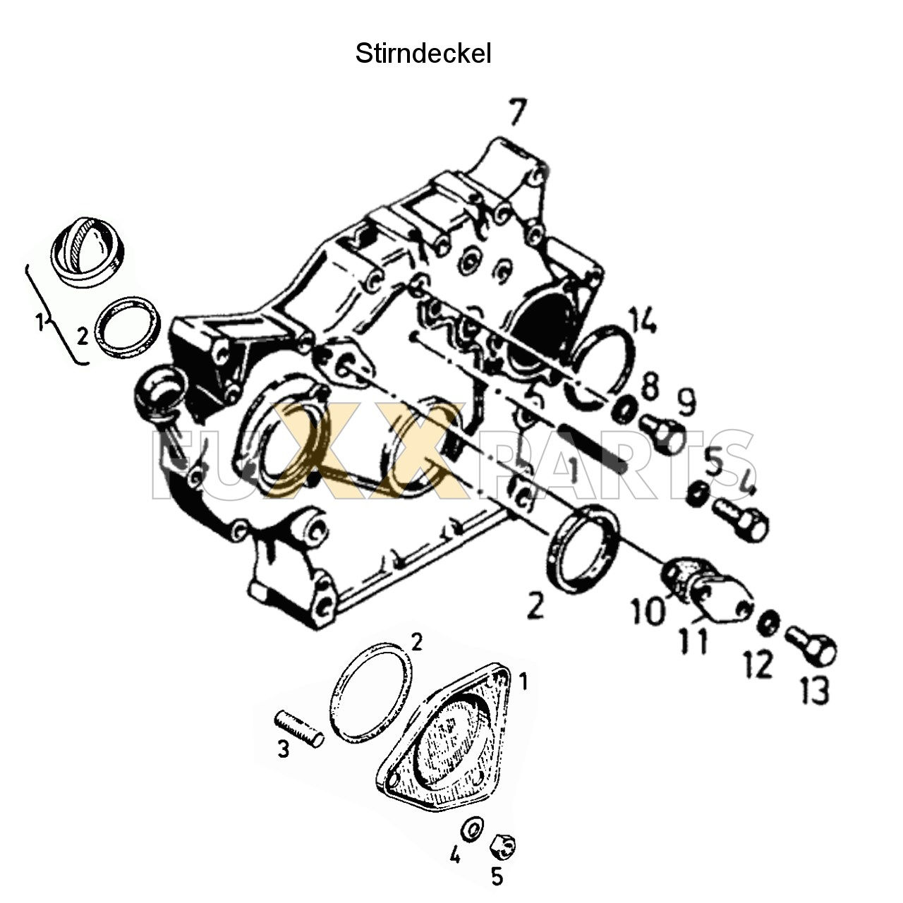 DX 90-76XX Stirndeckel