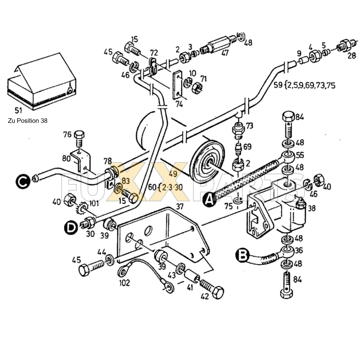 DX 3.90SC Hydrauliksystem