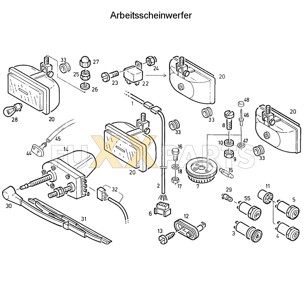 D 7807 C Arbeitsscheinwerfer