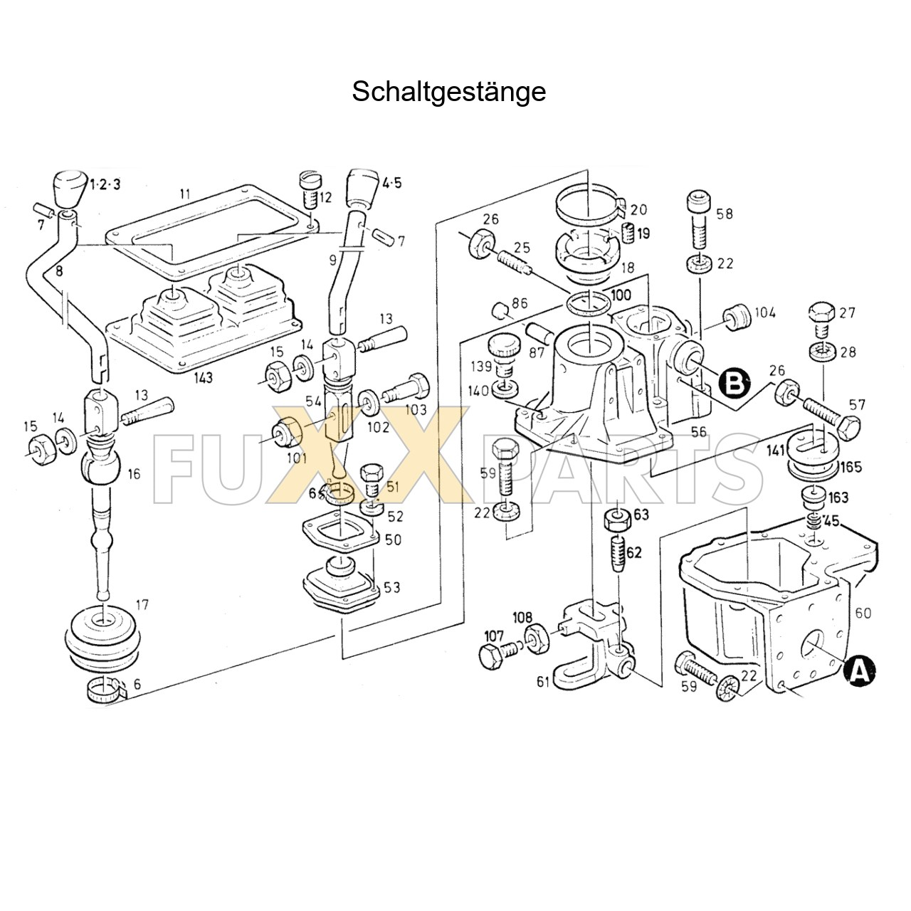 DX 80-78XX Schaltgestänge 1