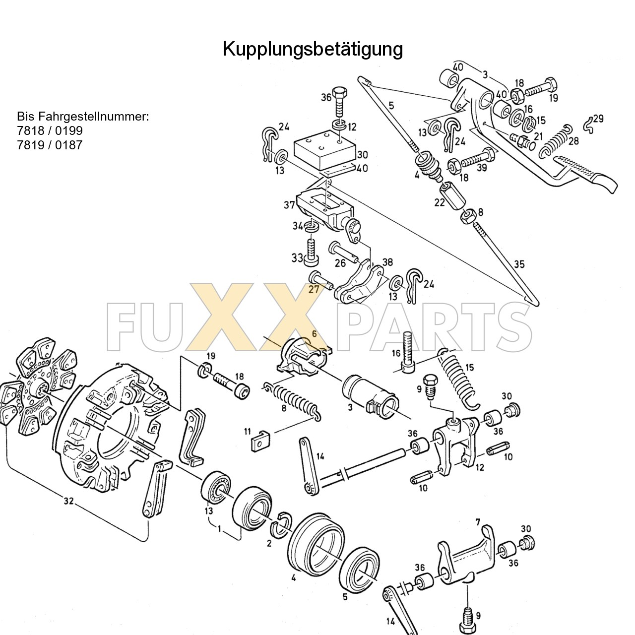 DX 90-78XX Kupplungsbetätigung 1