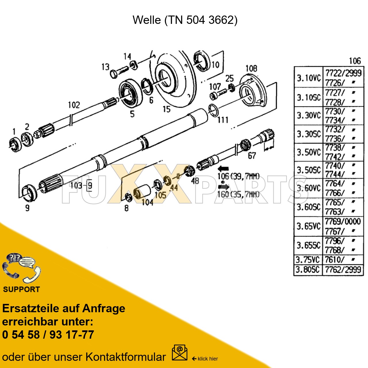 DX 3.50SC Getriebe Dual-Split 1