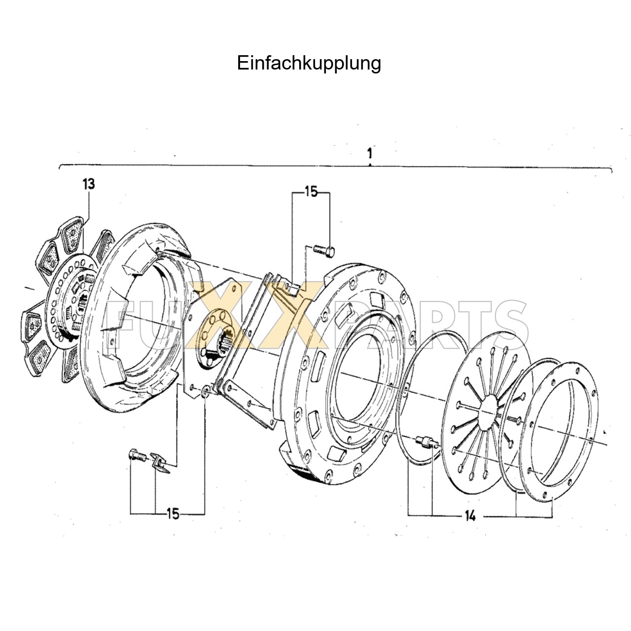 DX 145-76XX Einfachkupplung