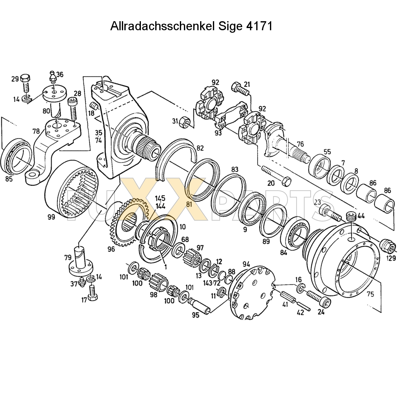 D 6807 C Allradachsschenkel