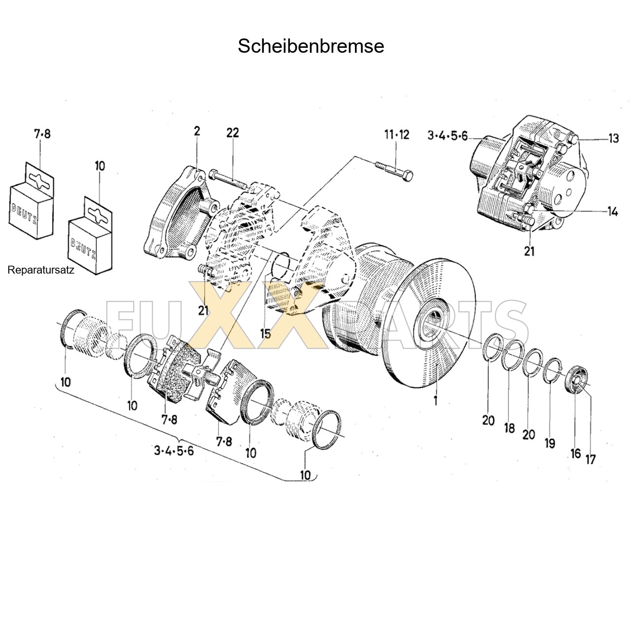 DX 85-76XX Scheibenbremse