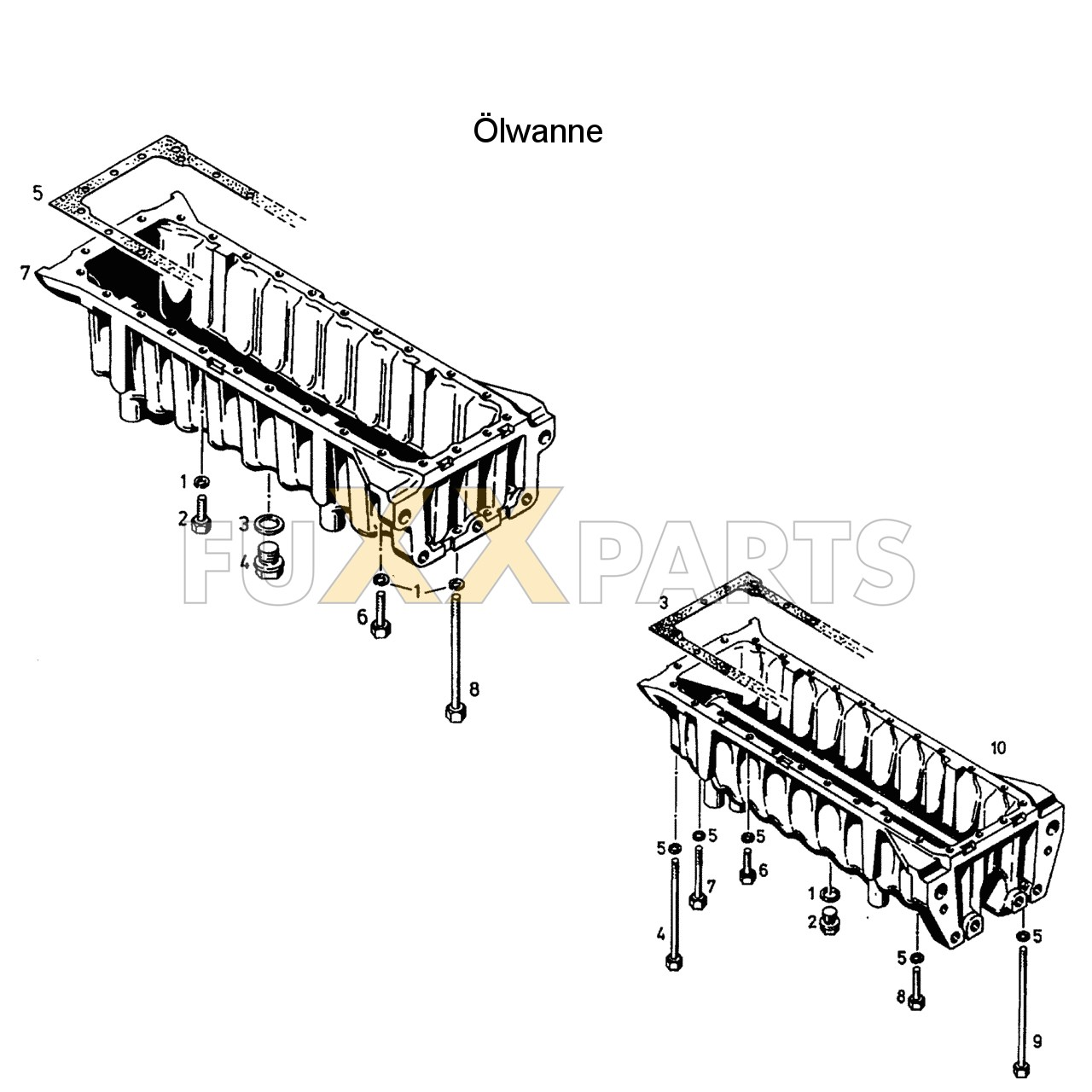 DX 140-76XX Ölwanne