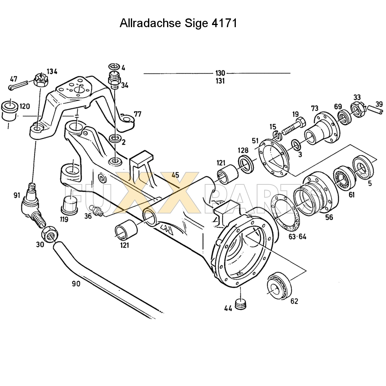 D 6807 C Allradachse