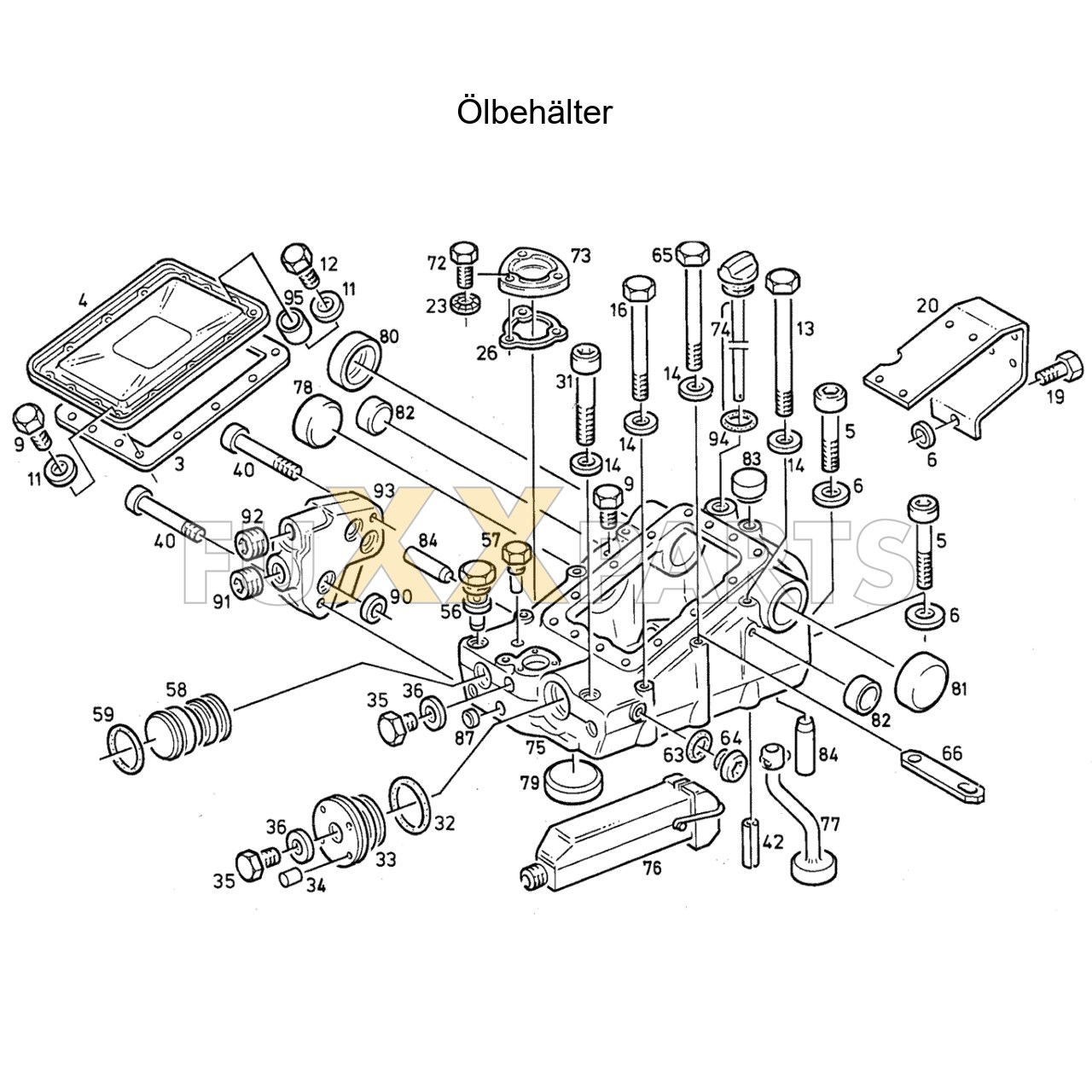 DX 80-78XX Ölbehälter