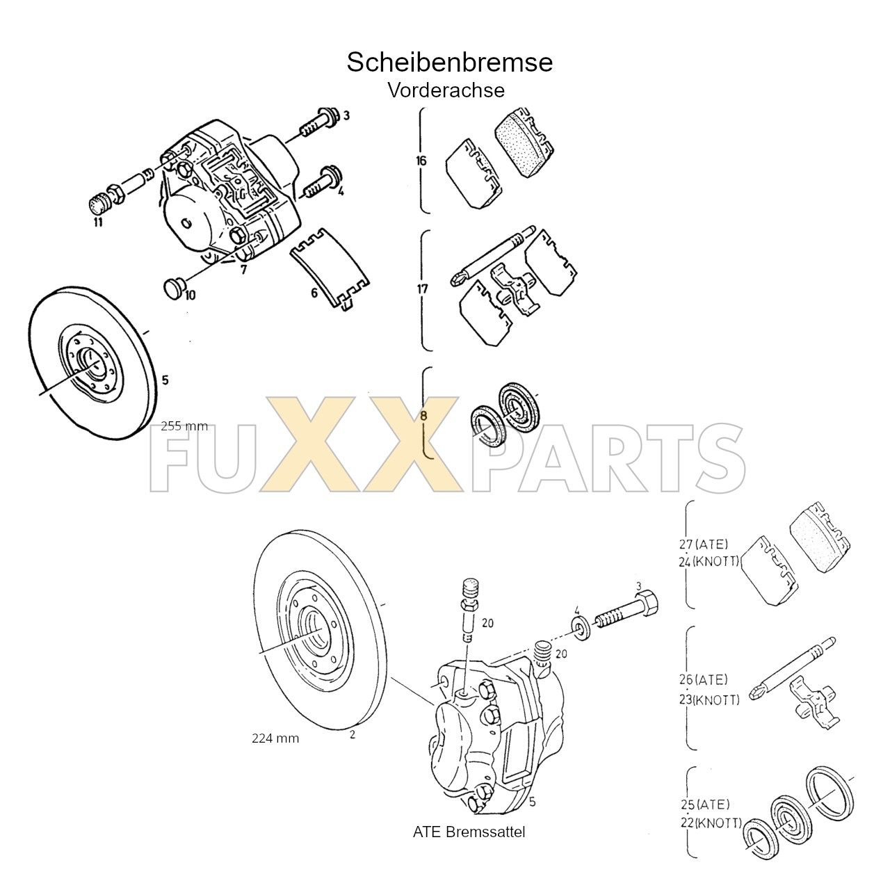 DX 3.10VC Scheibenbremse Allrad