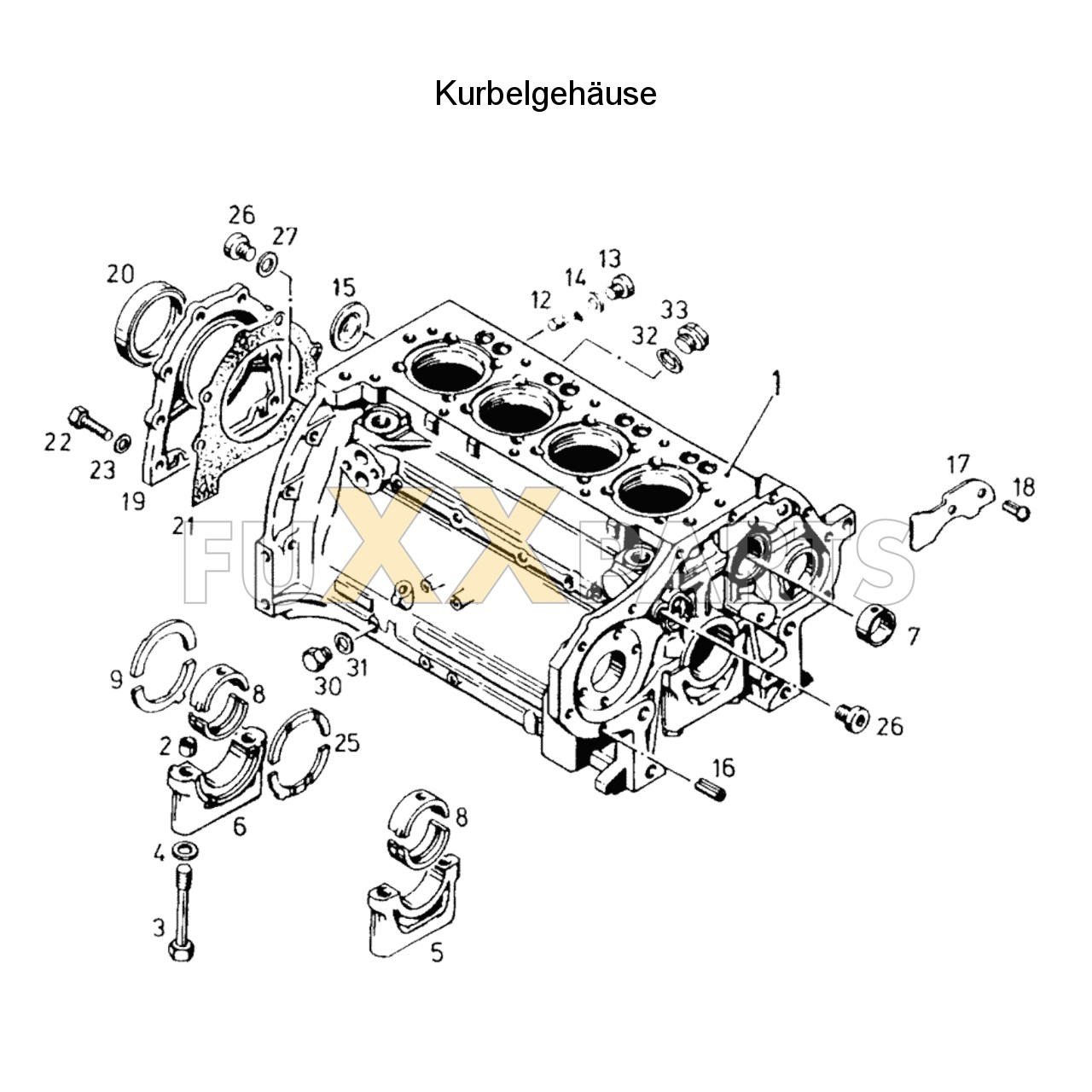 DX 3.90VC Kurbelgehäuse