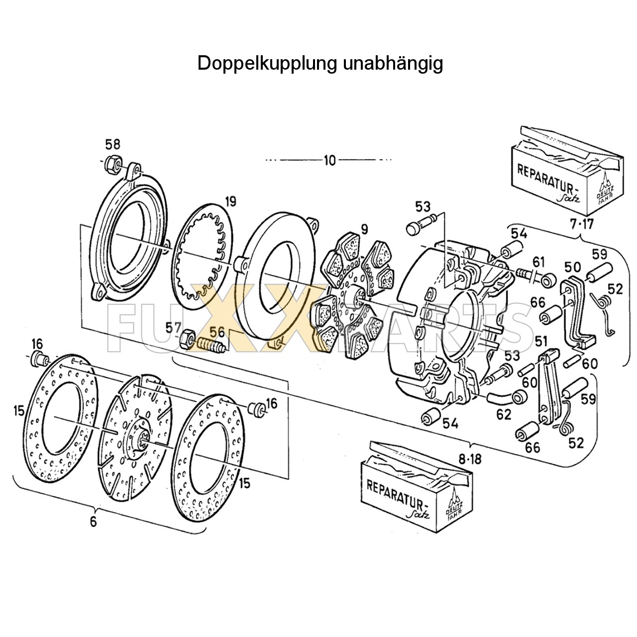 DX 120-76XX Doppelkupplung unabhängig