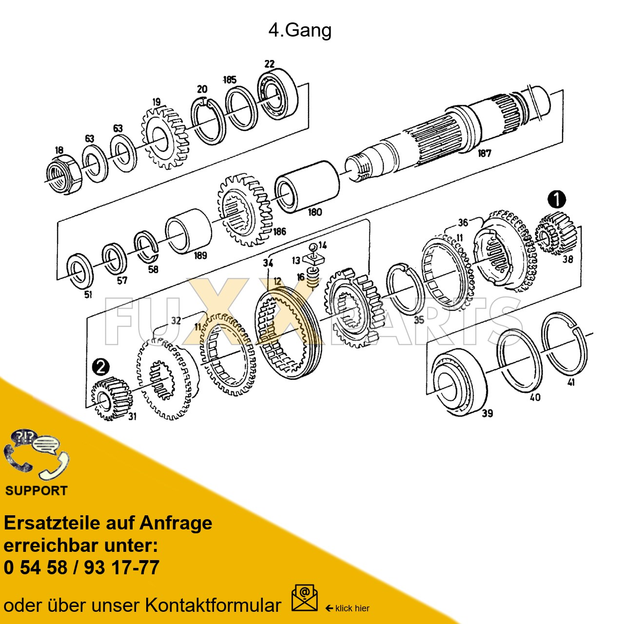 DX 90-78XX Getriebewelle 4