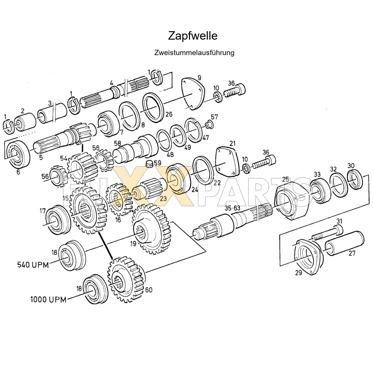 DX 86-78XX Zapfwelle 2